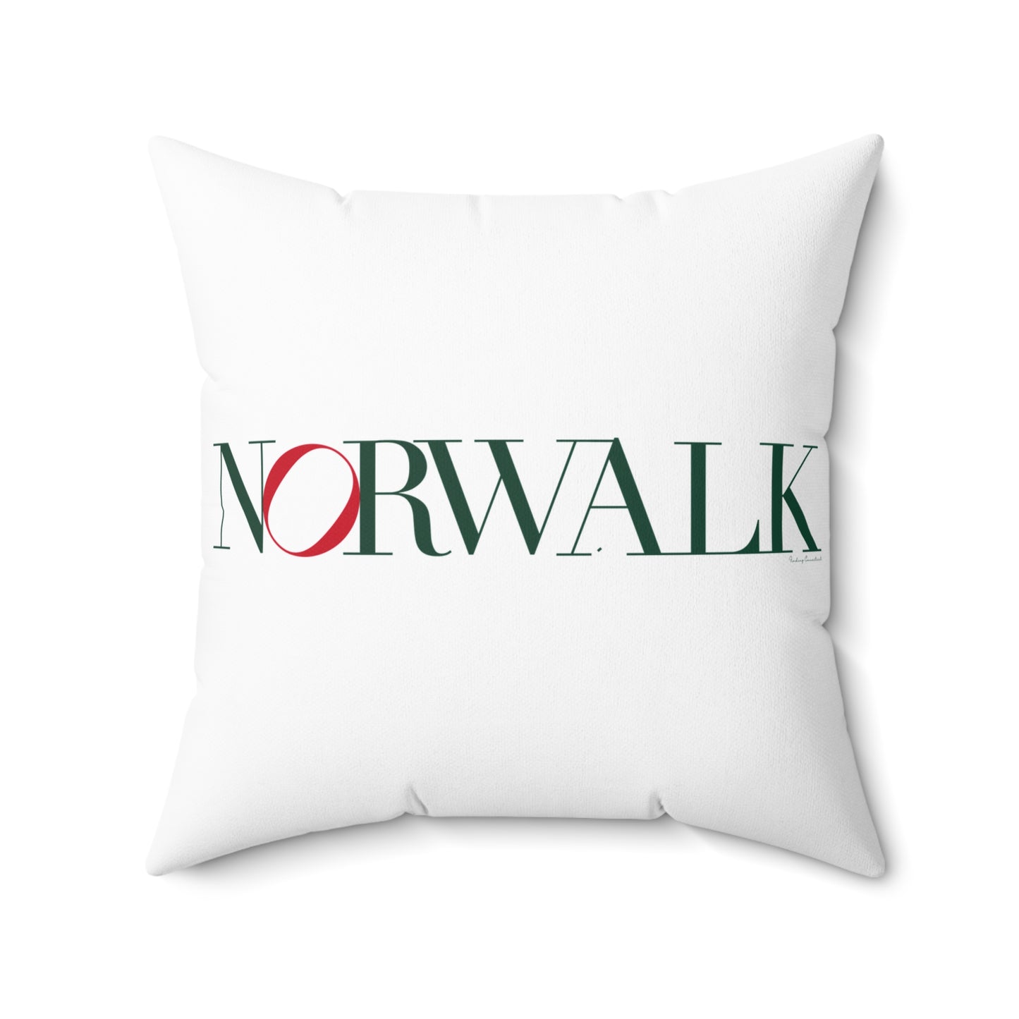 41 Tilt Norwalk Spun Polyester Square Pillow