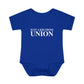 Just a kid from Union Infant Baby Rib Bodysuit