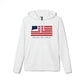 Voluntown Connecticut Flag adidas Unisex Fleece Hoodie