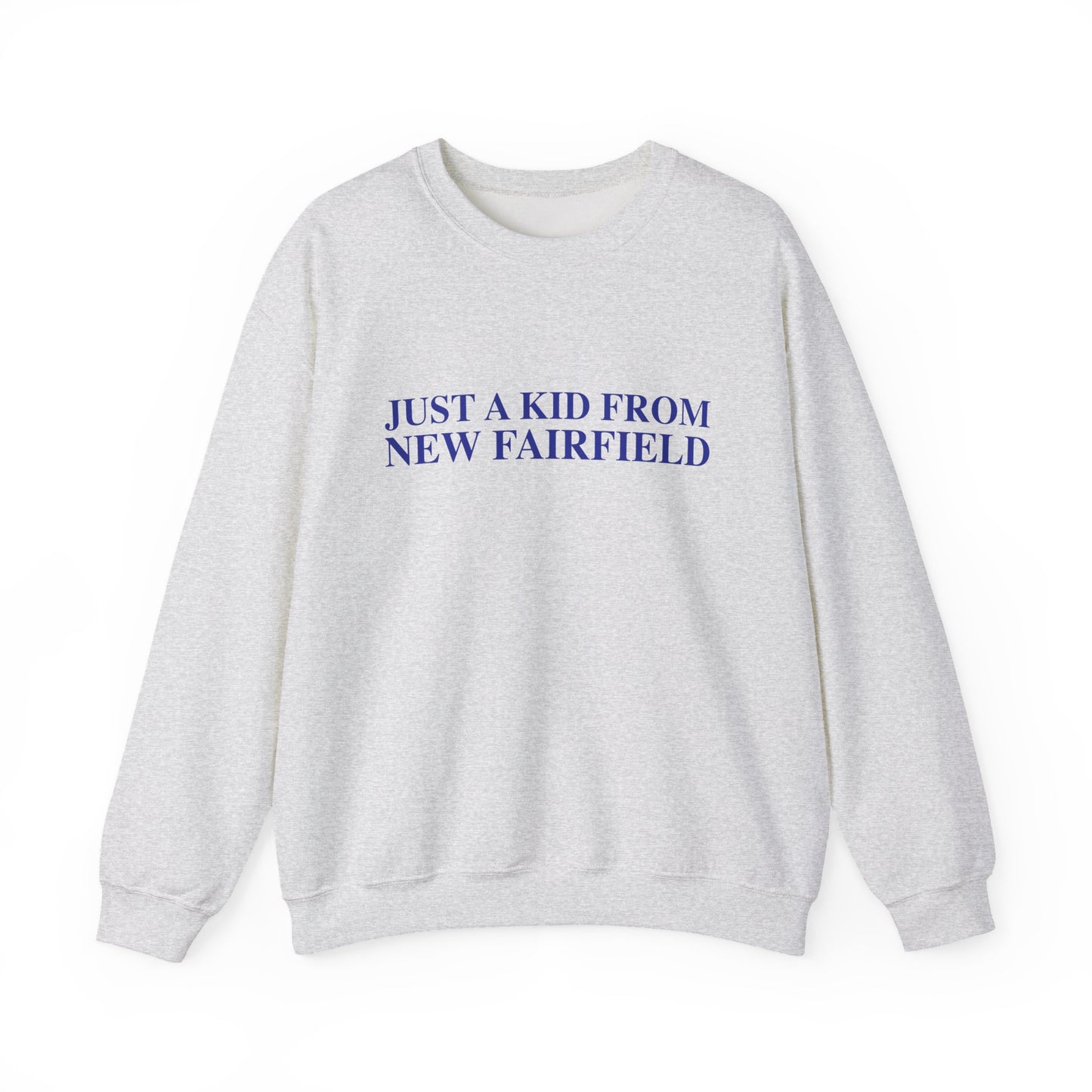 Just a kid from New Fairfield Unisex Heavy Blend™ Crewneck Sweatshirt