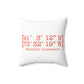 Stamford Coordinates Spun Polyester Square Pillow