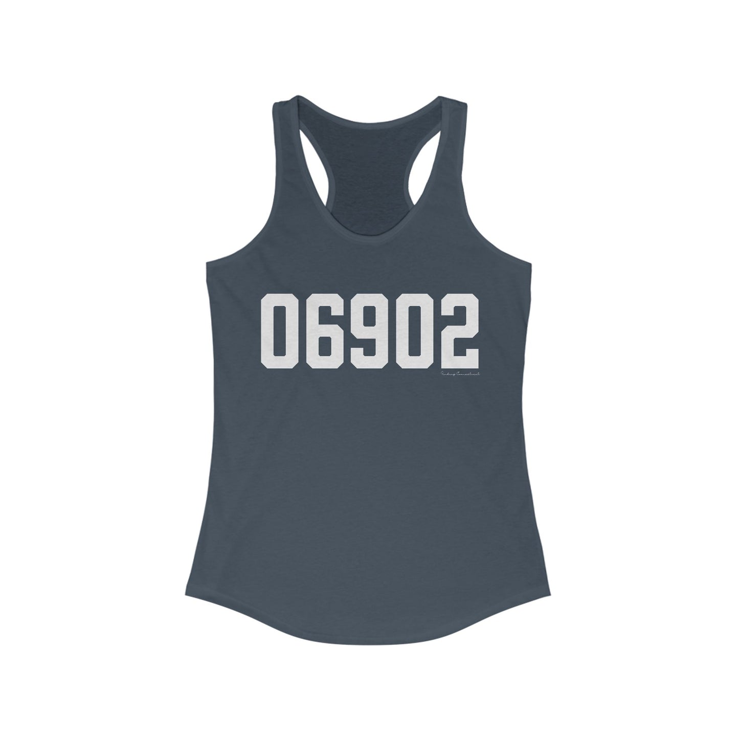 06902 Stamford CT Zip Code Women's Ideal Racerback Tank Top