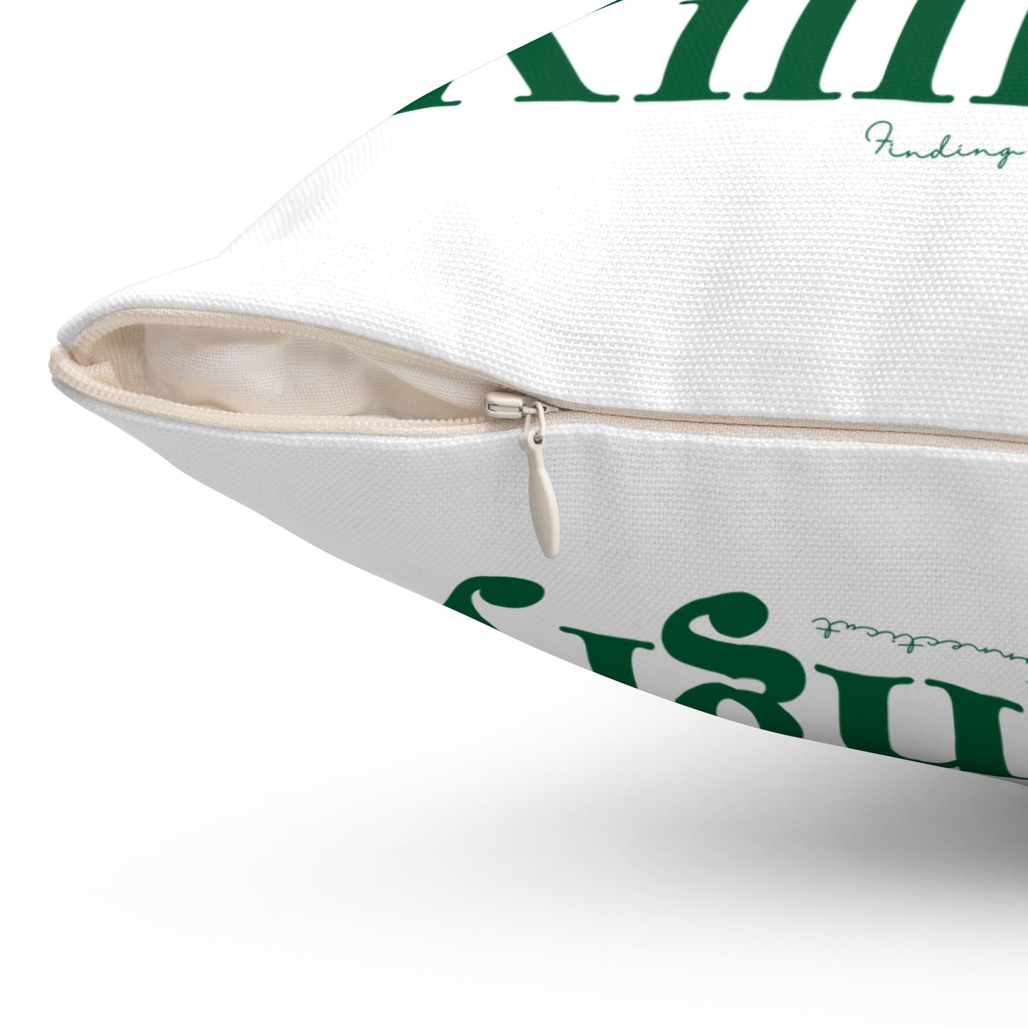 I Clover Killingly Spun Polyester Square Pillow