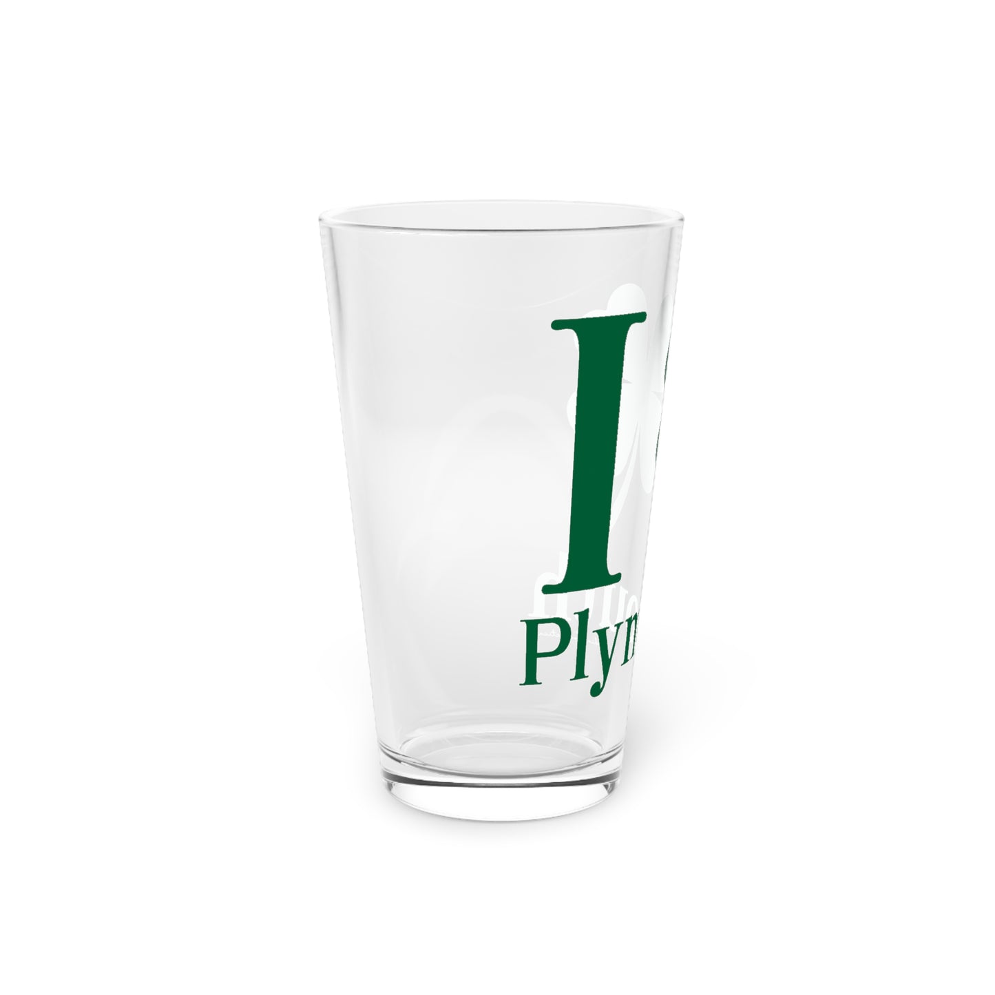 I Clover Plymouth Pint Glass, 16oz