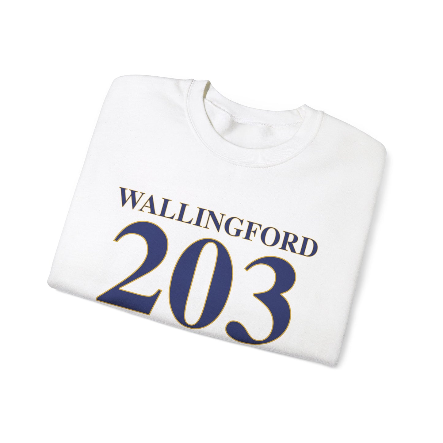 Wallingford 203 Connecticut Unisex Heavy Blend™ Crewneck Sweatshirt