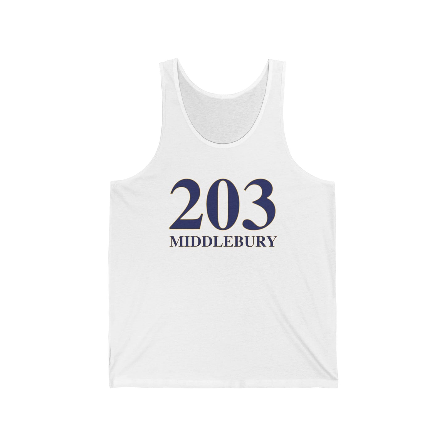 203 Middlebury Unisex Jersey Tank Top
