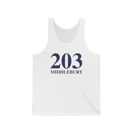 203 Middlebury Unisex Jersey Tank Top
