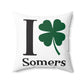 I Clover Somers Spun Polyester Square Pillow