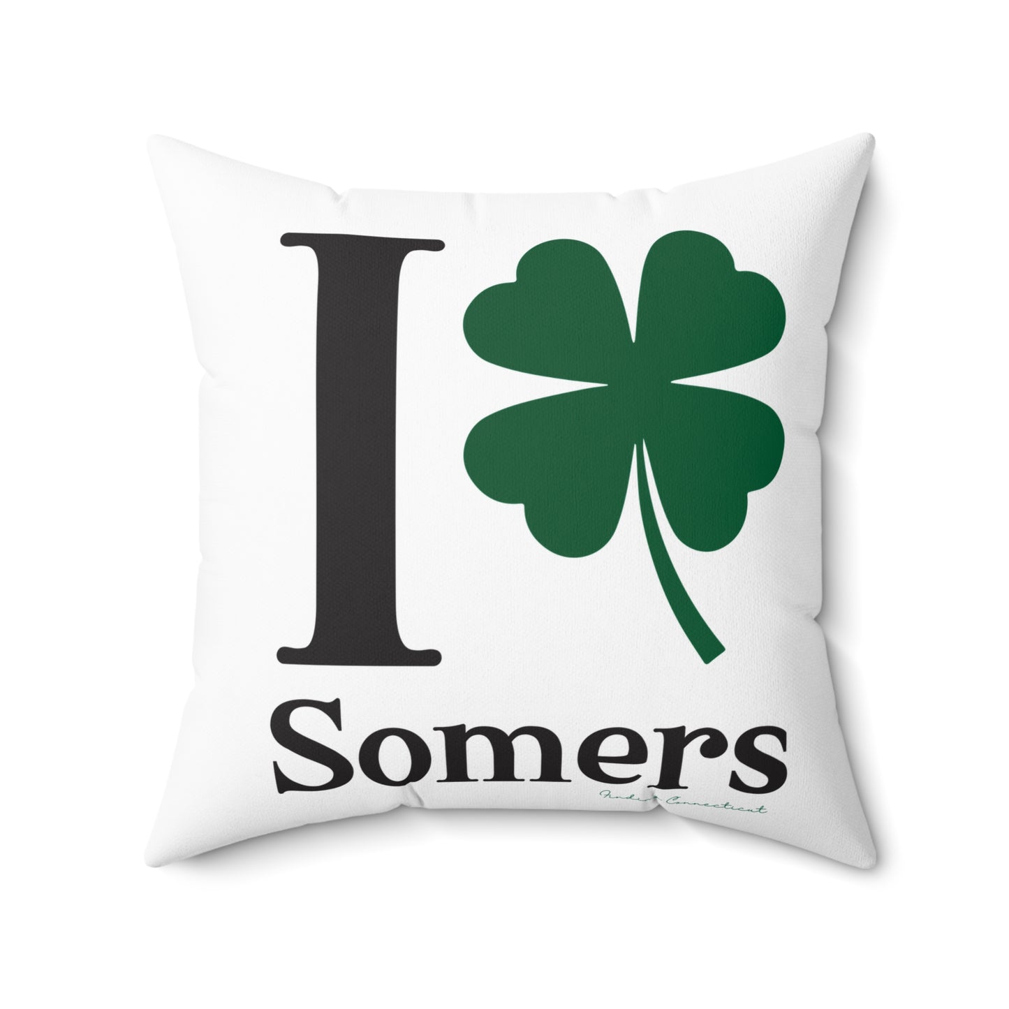 I Clover Somers Spun Polyester Square Pillow