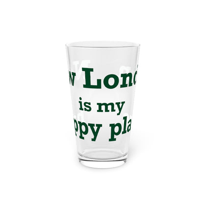 New London is My Happy Place Pint Glass, 16oz