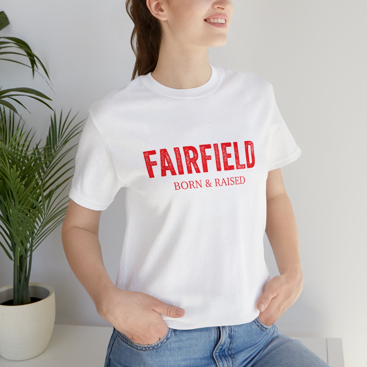 Fairfield Born & Raised Unisex Jersey Short Sleeve Tee