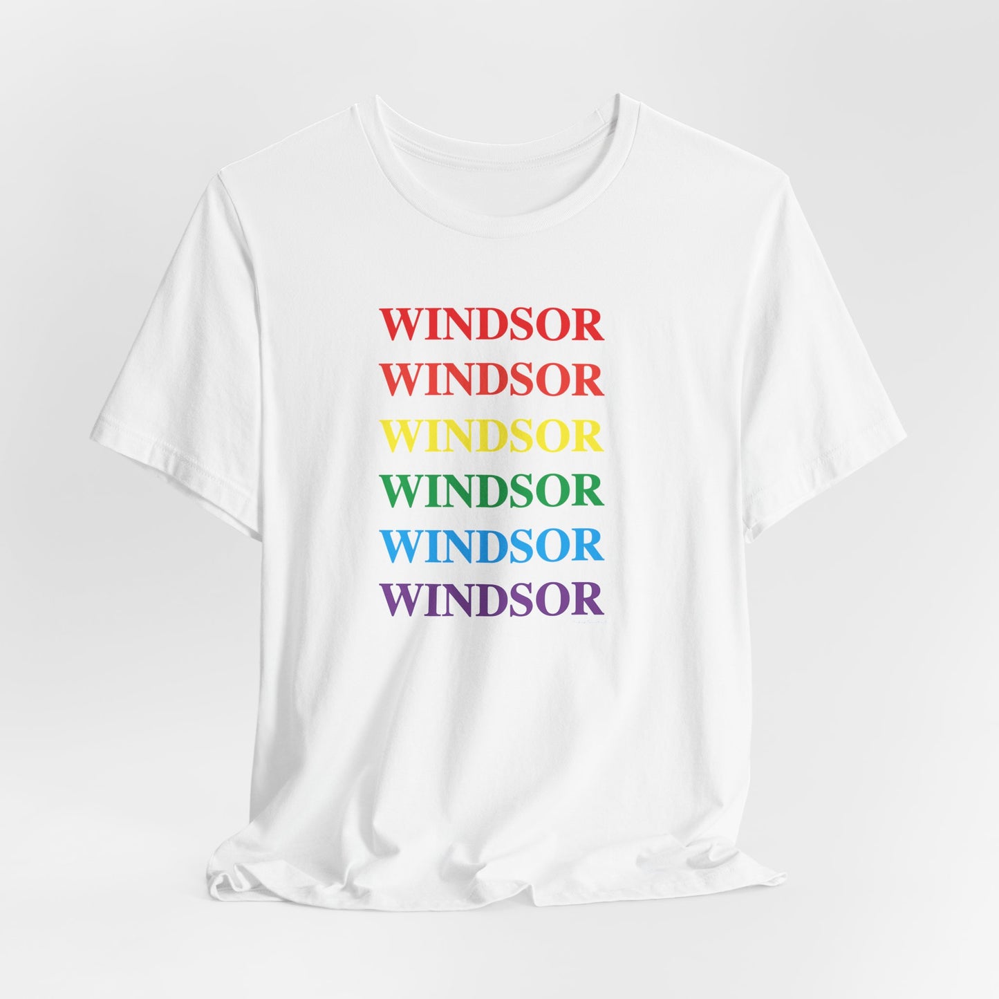 Windsor Pride Unisex Jersey Short Sleeve Tee