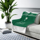 Vintage Merritt Parkway Exit 31 Sign Sherpa Fleece Blanket