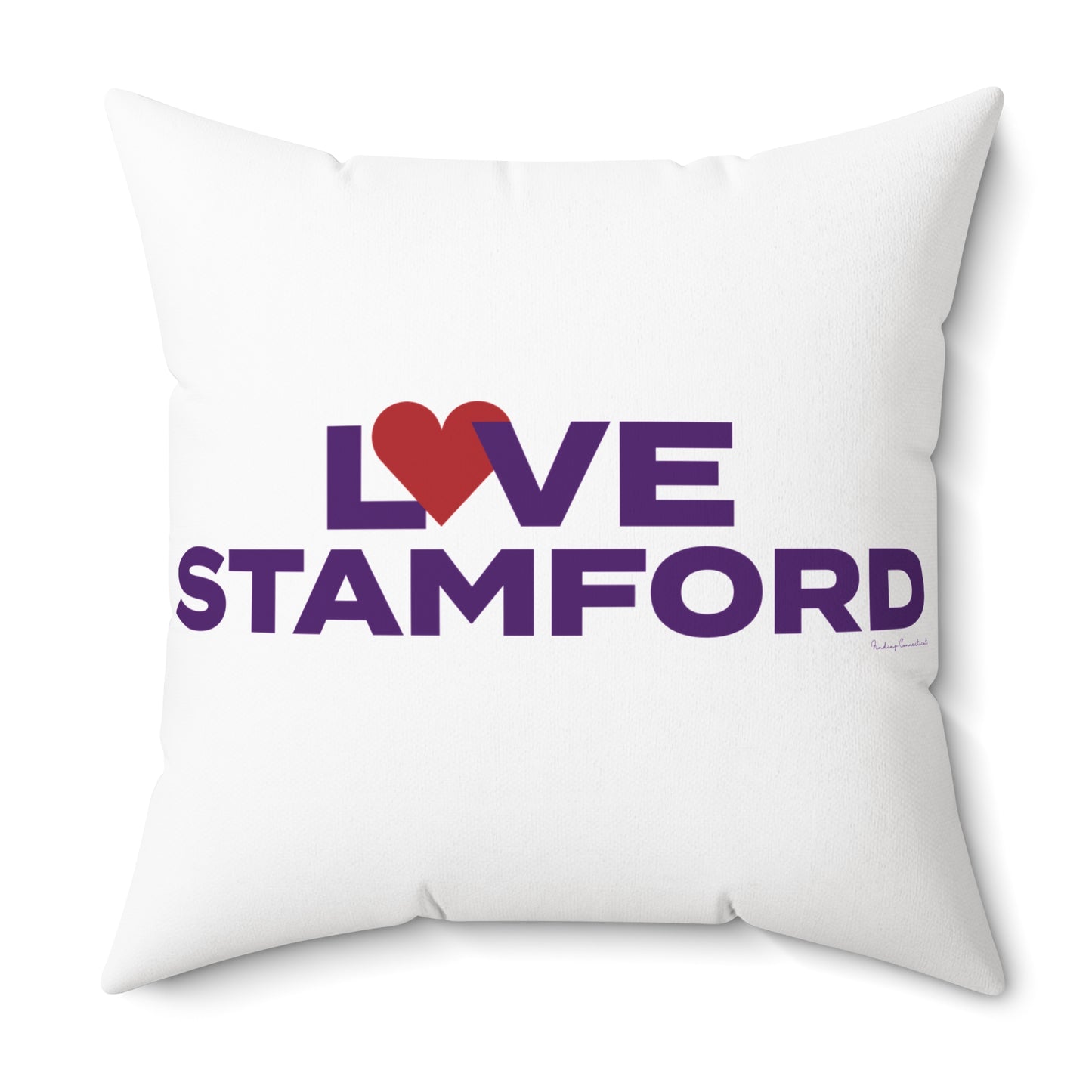 Love Stamford Spun Polyester Square Pillow