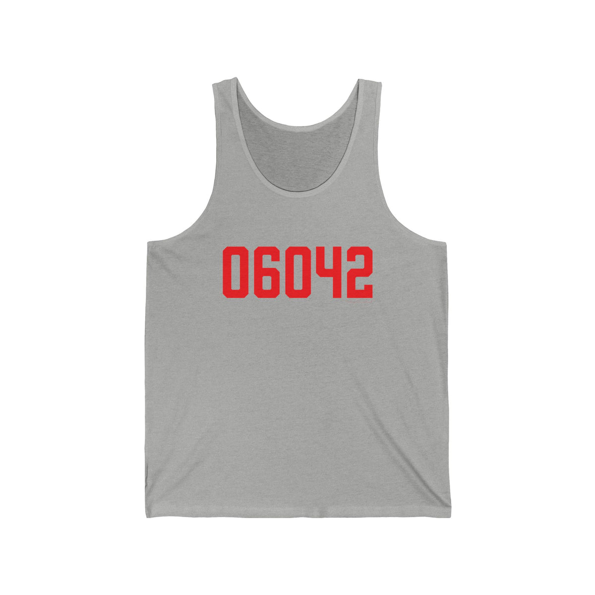 06042 Manchester Connecticut Zip Code Unisex Jersey Tank Top