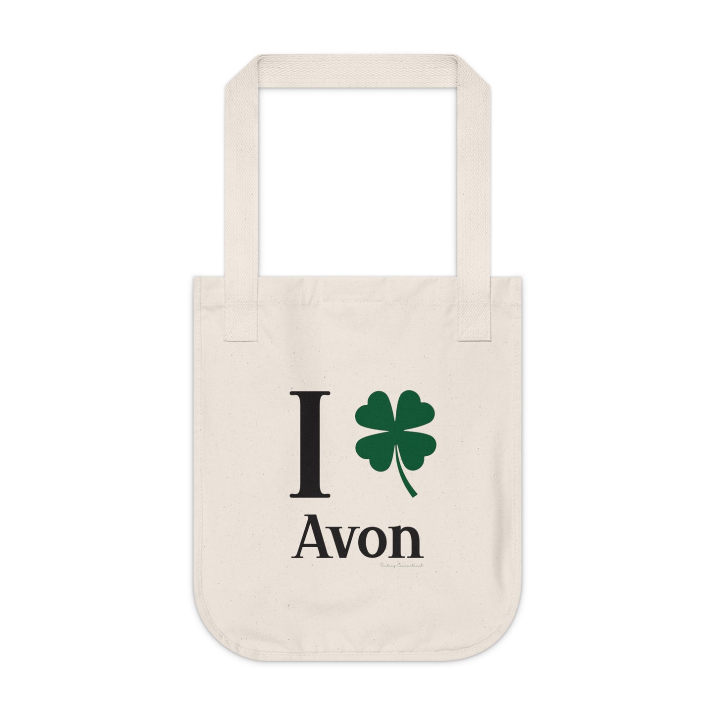I Clover Avon Organic Canvas Tote Bag