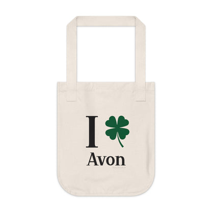 I Clover Avon Organic Canvas Tote Bag