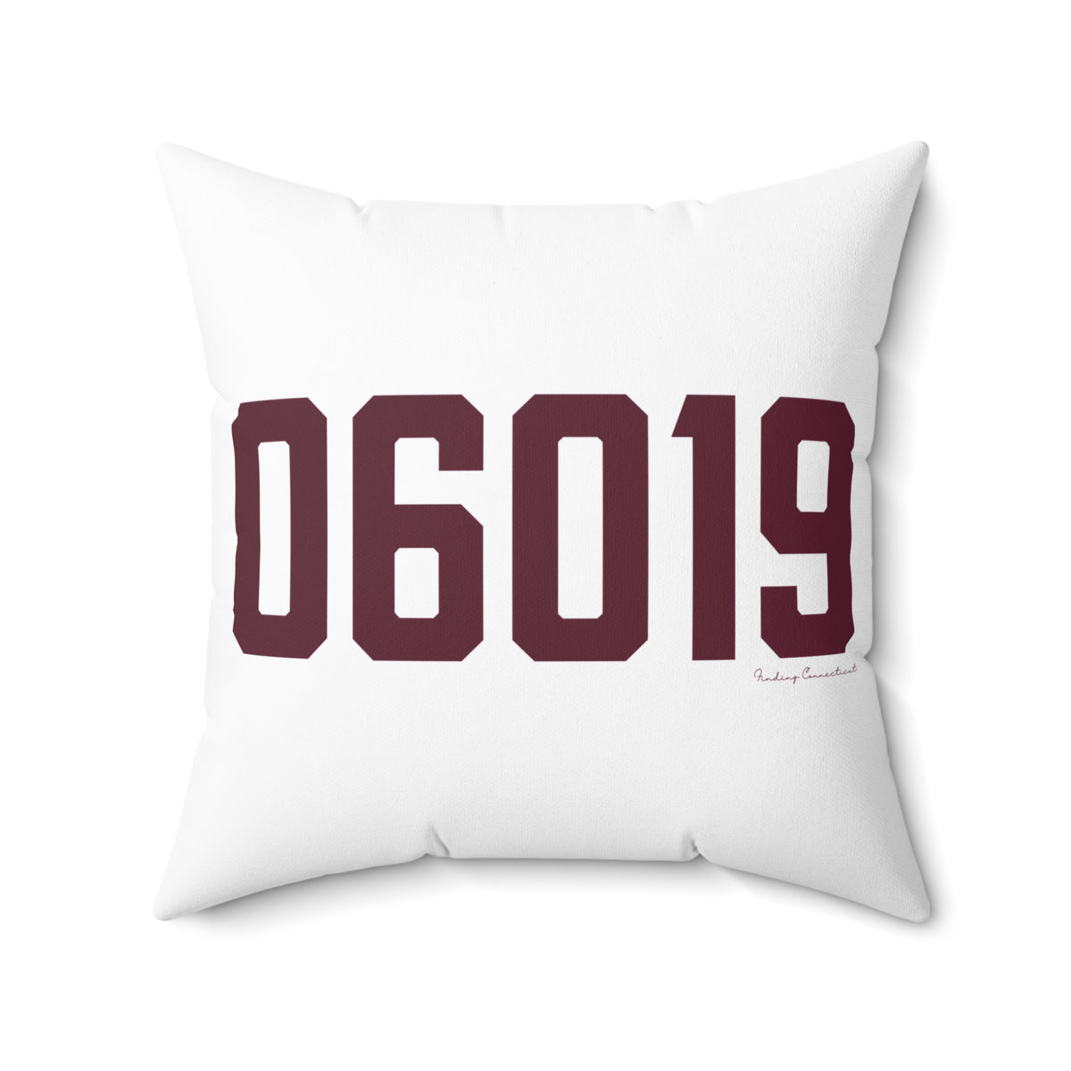 06019 Canton Connecticut Zip Code Polyester Square Pillow