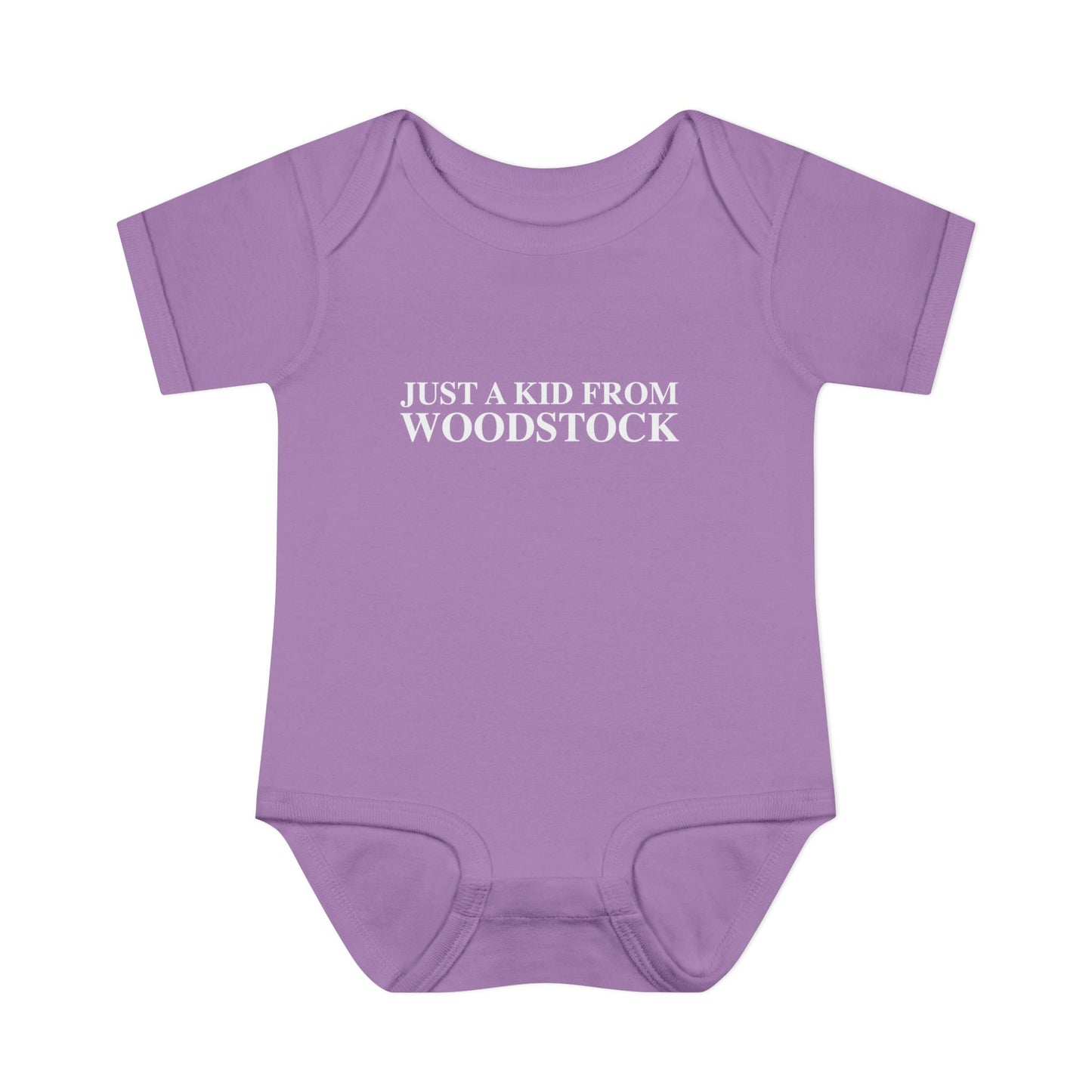 Just a kid from Woodstock Infant Baby Rib Bodysuit
