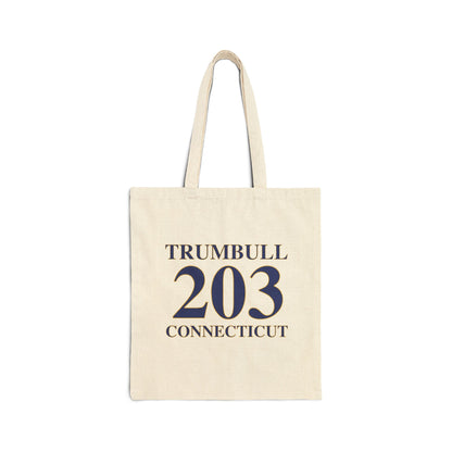 Trumbull 203 Connecticut Cotton Canvas Tote Bag