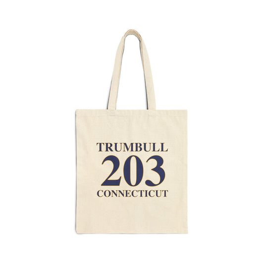 Trumbull 203 Connecticut Cotton Canvas Tote Bag