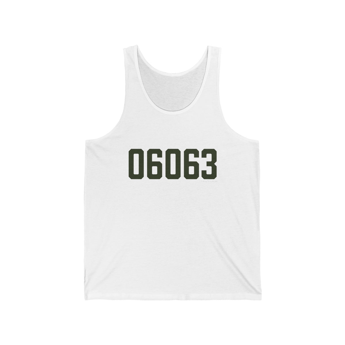 06063 Barkhamsted Connecticut Zip Code Unisex Jersey Tank Top