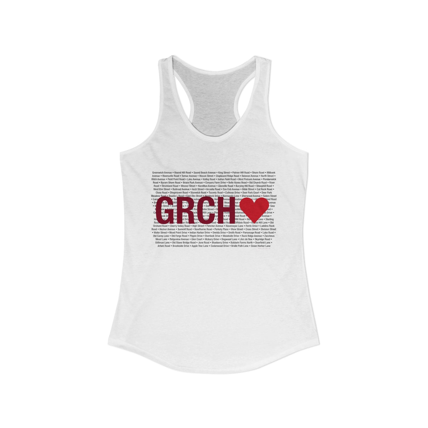 Greenwich Love Women's Ideal Racerback Tank Top