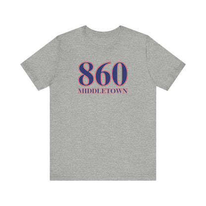 860 Middletown Red White & Blue Unisex Jersey Short Sleeve T-Shirt