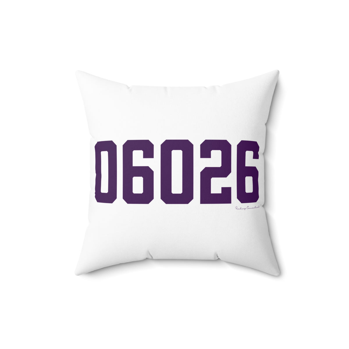 06026 East Granby Connecticut Zip Code Polyester Square Pillow