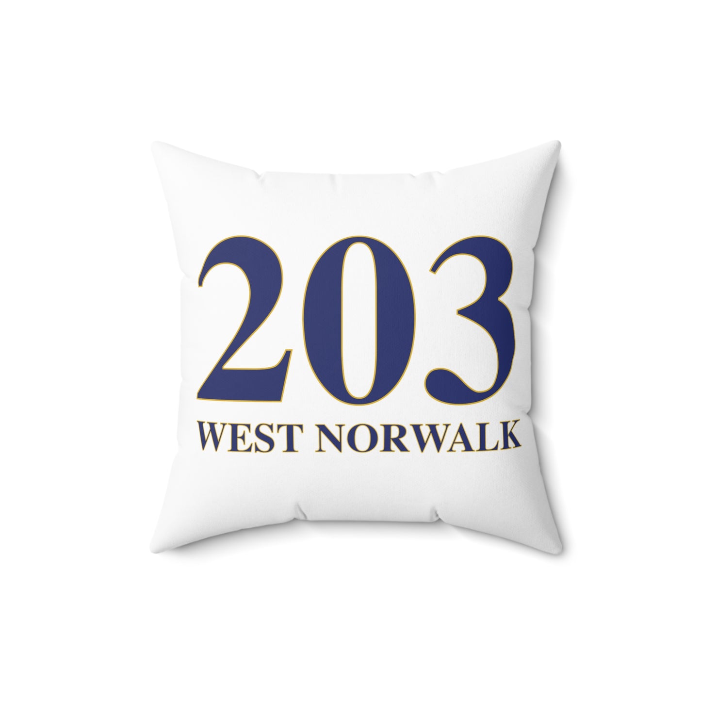 203 West Norwalk Spun Polyester Square Pillow