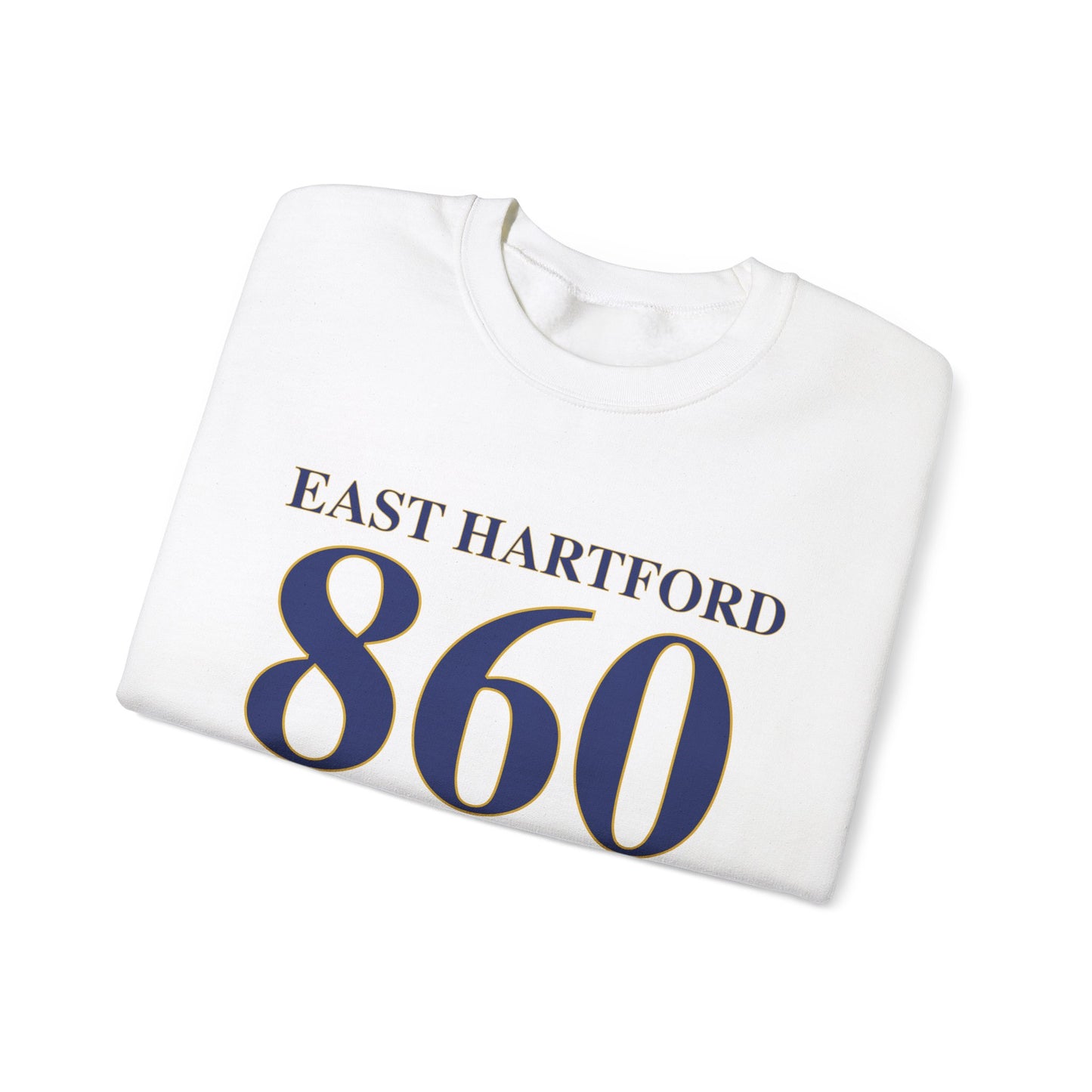 East Hartford 860 Connecticut Unisex Heavy Blend™ Crewneck Sweatshirt