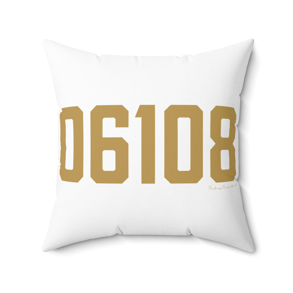 06108 East Hartford Connecticut Zip Code Polyester Square Pillow