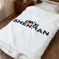 Love Sherman Velveteen Plush Blanket