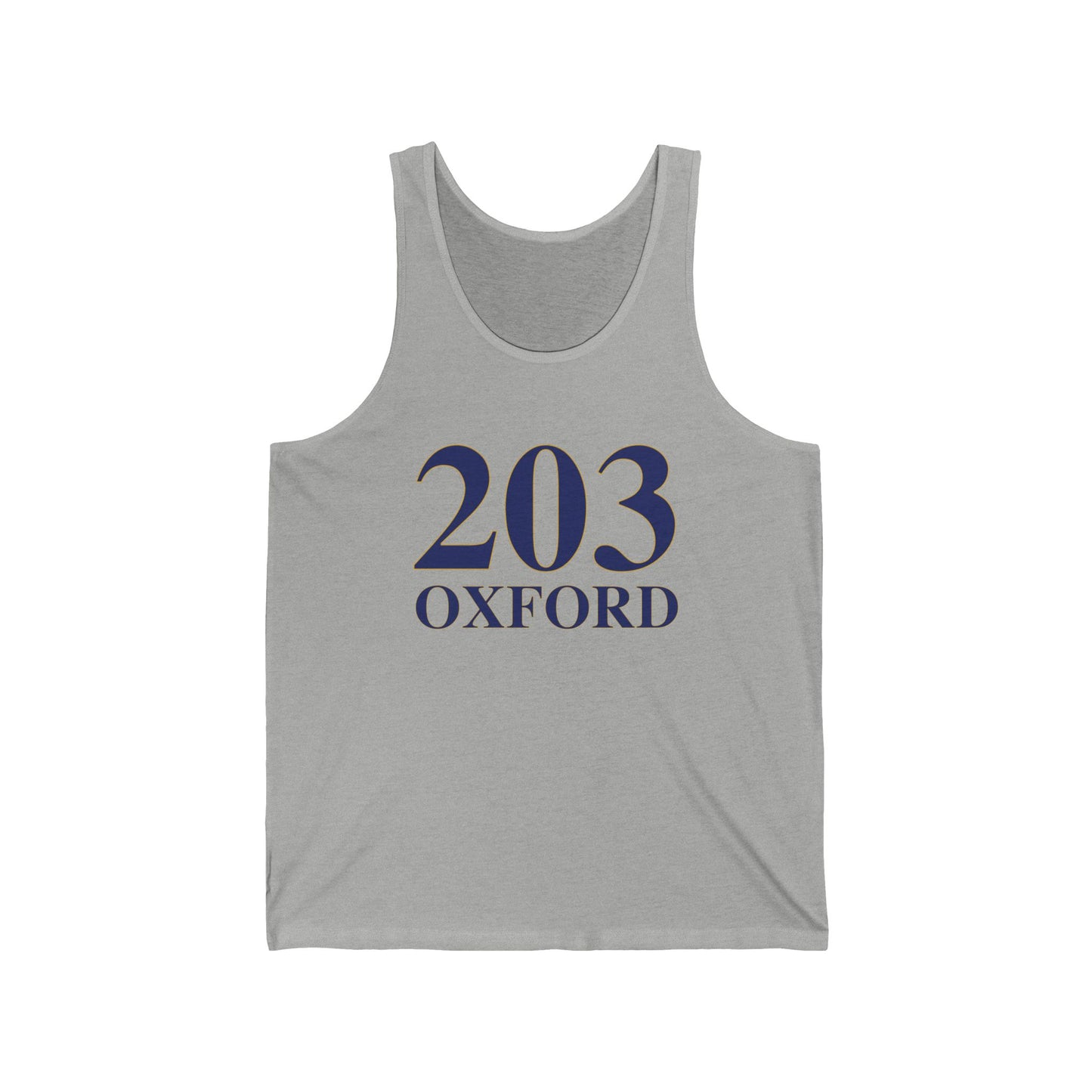 203 Oxford Unisex Jersey Tank Top
