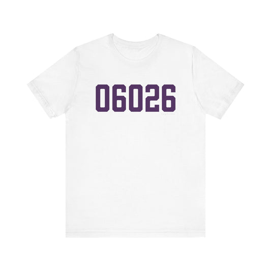 06026 East Granby Connecticut Zip Code Unisex Jersey Short Sleeve T-Shirt