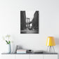 Manhattan Bridge Black and White Matte Canvas, Stretched, 1.25"