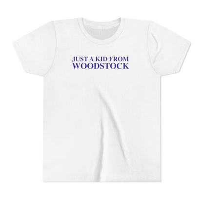 Just a kid from Woodstock Youth Short Sleeve T-Shirt