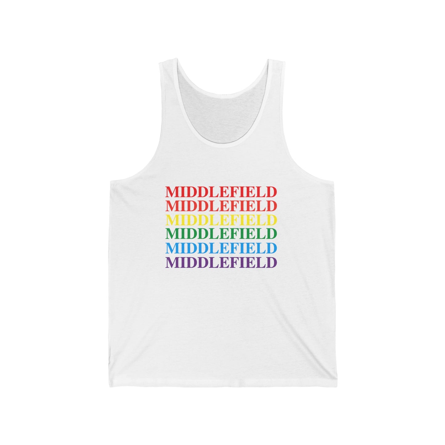 Middlefield Pride Unisex Jersey Tank