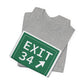 Vintage Exit 34 Merritt Parkway Sign Unisex Jersey Short Sleeve T-Shirt