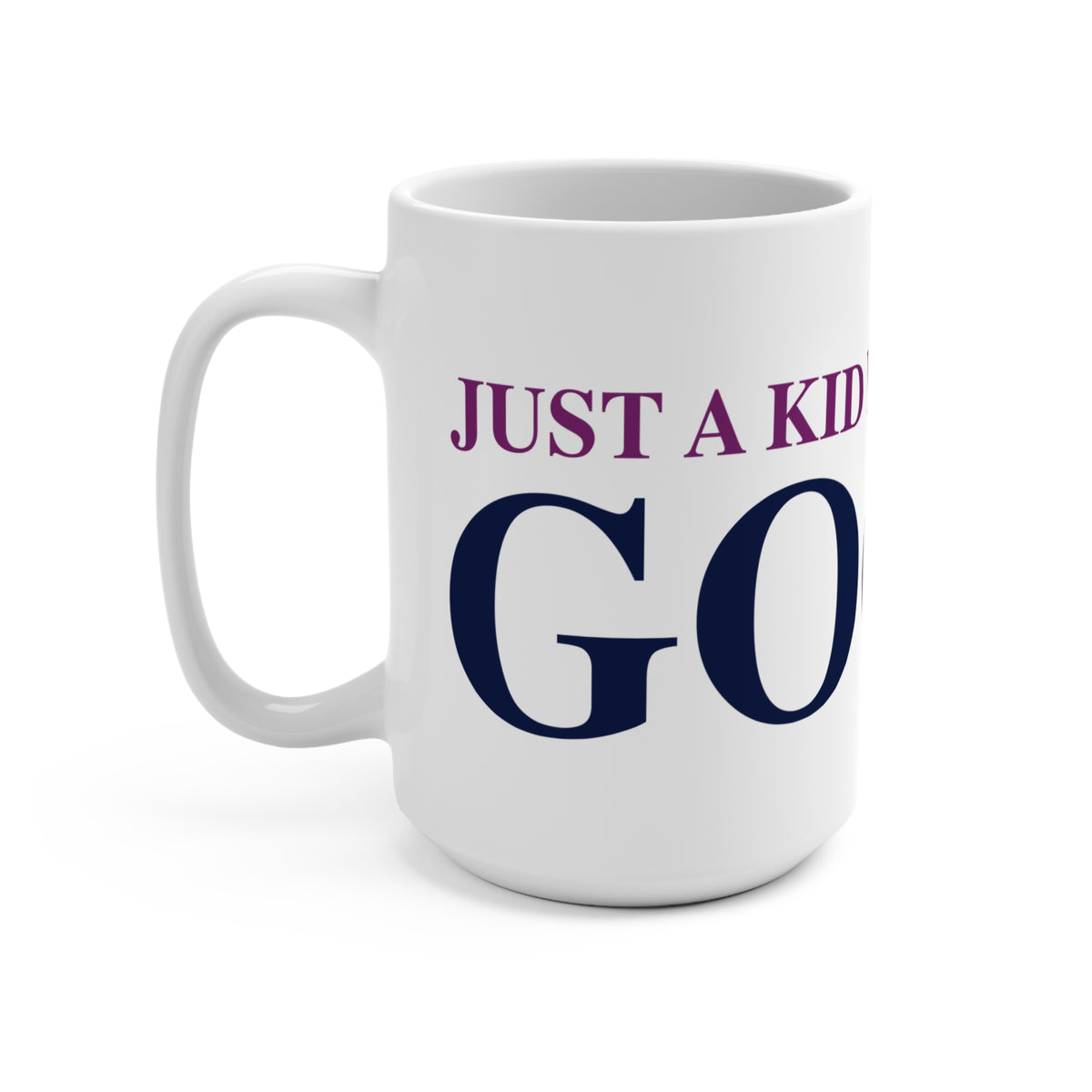 Just a kid listening to Goose - Blue & Purple Mug 15oz