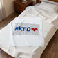 Brookfield Love Velveteen Plush Blanket
