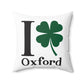 I Clover Oxford Spun Polyester Square Pillow