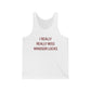 I Really Really Miss Windsor Locks Unisex Jersey Tank Top