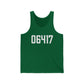 06417 Deep River CT Zip Code Unisex Jersey Tank Top