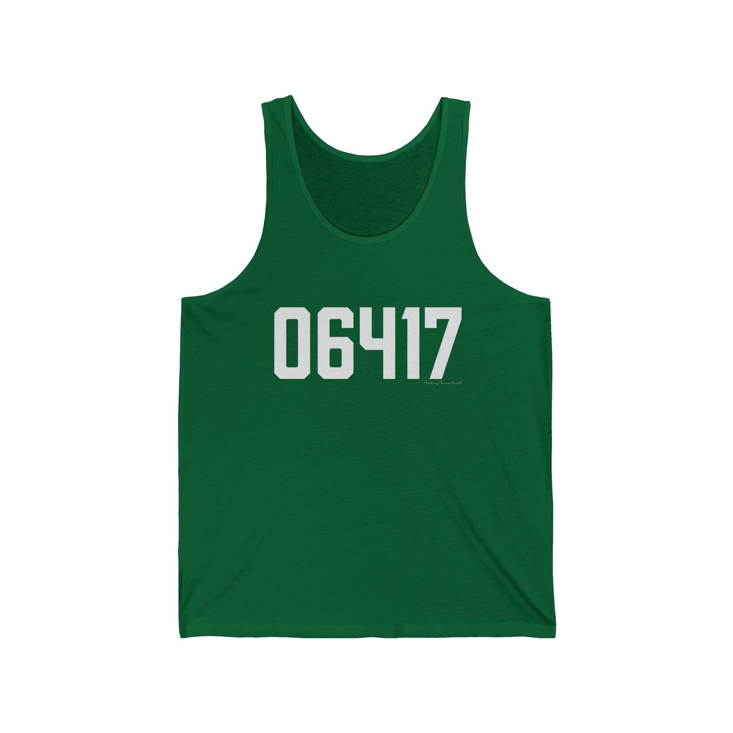 06417 Deep River CT Zip Code Unisex Jersey Tank Top