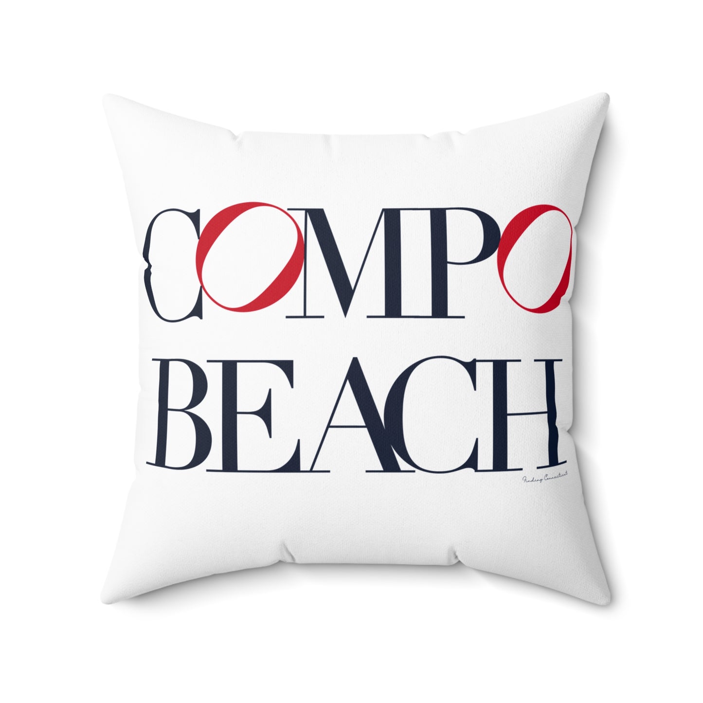 41 Tilt Compo Beach Spun Polyester Square Pillow