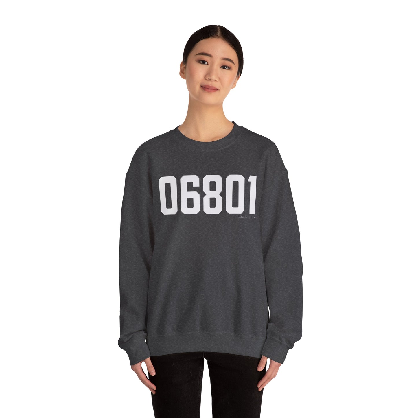 06801 Bethel CT Zip Code Unisex Heavy Blend™ Crewneck Sweatshirt
