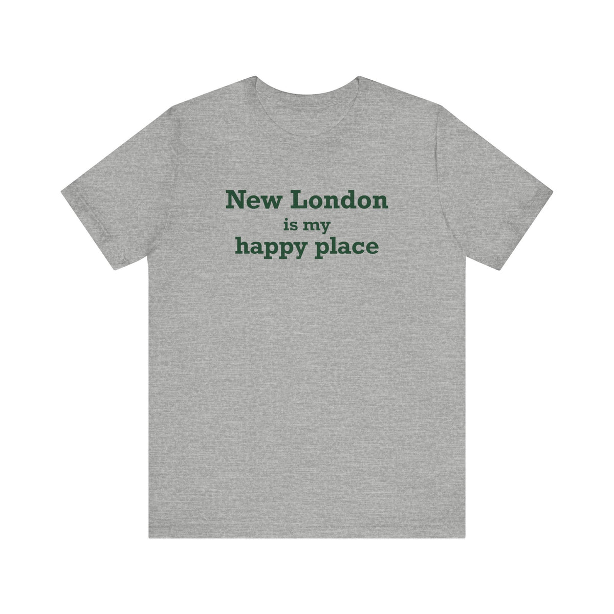 New London is My Happy Place Unisex Jersey Short Sleeve T-Shirt