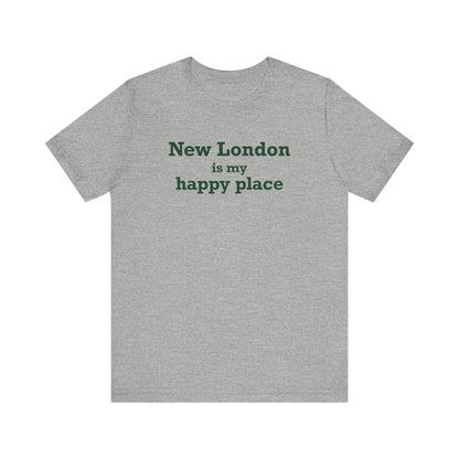 New London is My Happy Place Unisex Jersey Short Sleeve T-Shirt