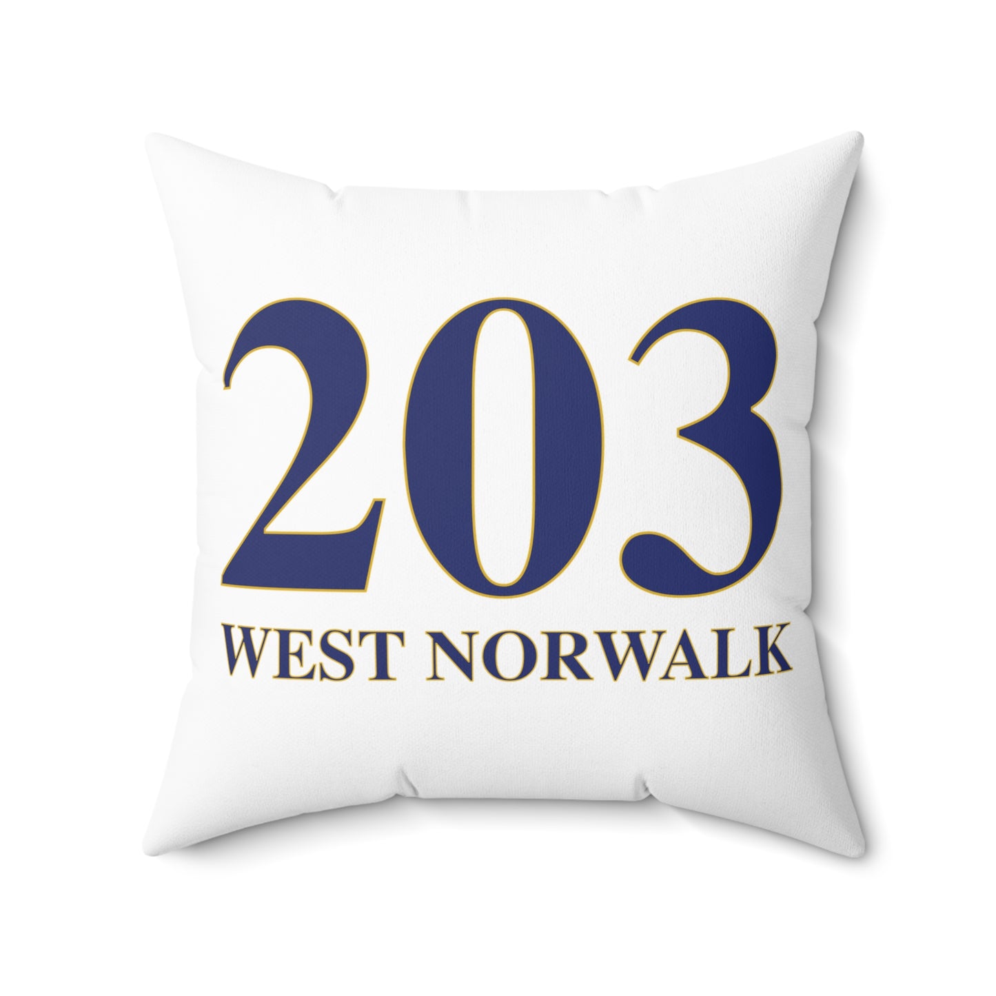 203 West Norwalk Spun Polyester Square Pillow